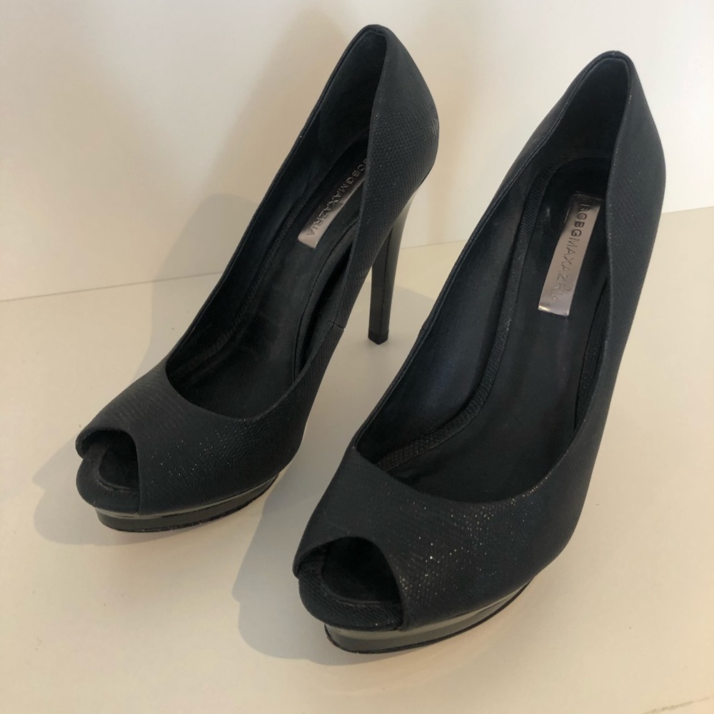 BCBG black pumps